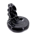 Cone Burner - Backflow Black Ceramic Bamboo 4"H X 5"W