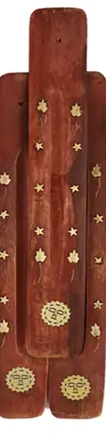 Wooden Incense Ash Catchers - Assorted Brass